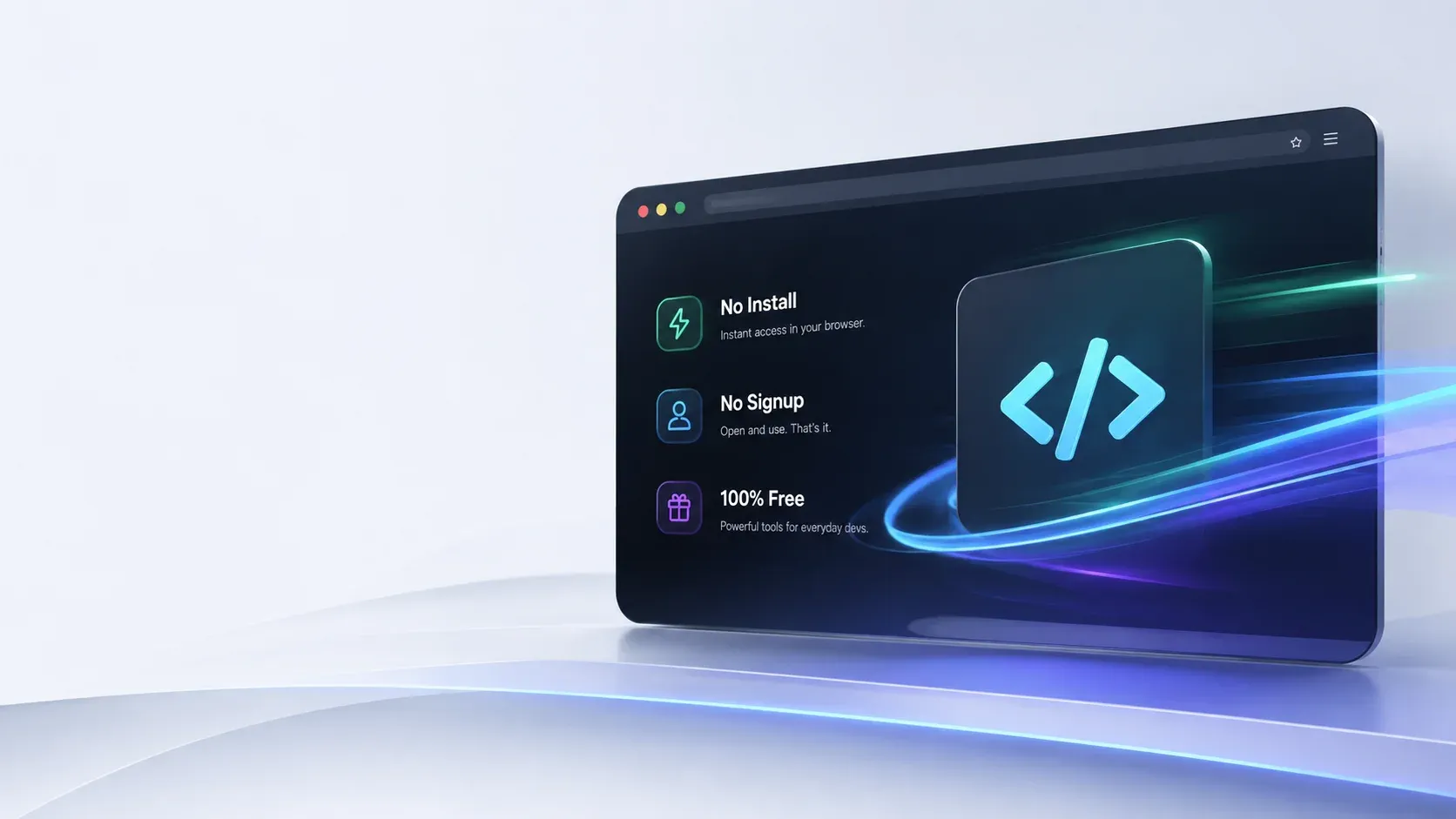 Free developer tools roundup: JSON, regex, encoding, JWT, and CSS utilities with no install