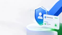 Blue shield with a person icon beside a Service Account card showing an Active badge and Property Access permission