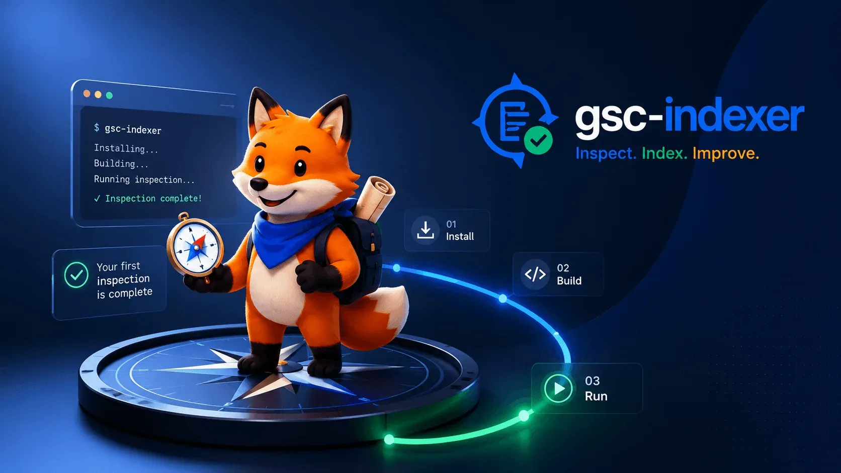 Step 3: Install, build, and run your first inspection