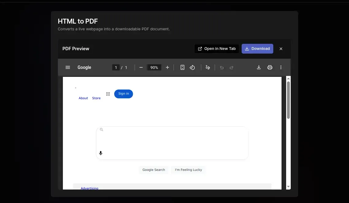 HTML to PDF: Easy & Free Online Converter | ToolSura